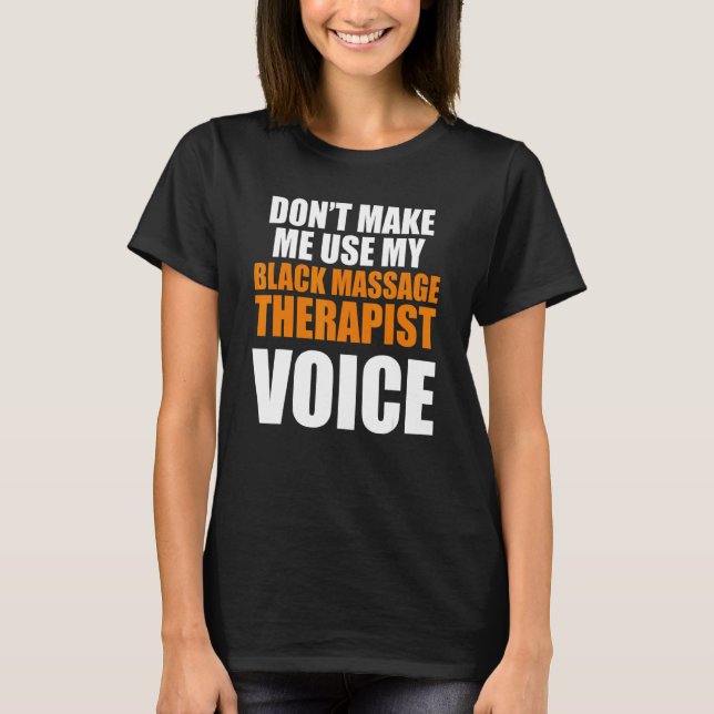 Massagetherapeut Wellness Therapie 9 T-Shirt (Vorderseite)