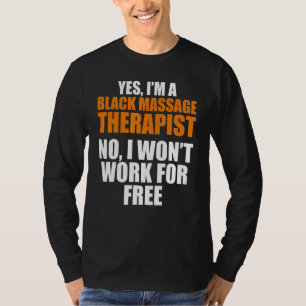 Massagetherapeut Wellness Therapie T-Shirt