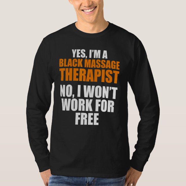 Massagetherapeut Wellness Therapie T-Shirt (Vorderseite)