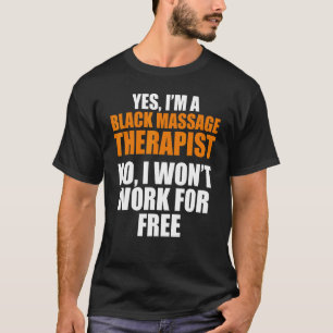 Massagetherapeut Wellness Therapie T-Shirt