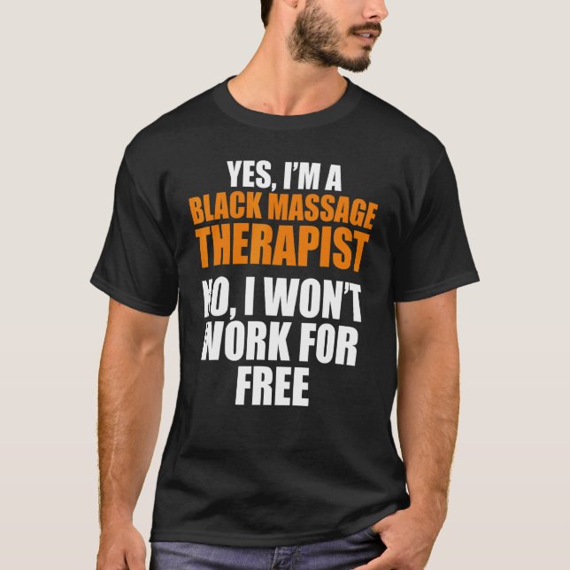 Massagetherapeut Wellness Therapie T-Shirt (Vorderseite)