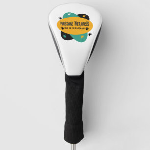 Massagetherapeuten Hände Rub farbenfroh Golf Headcover