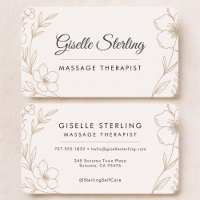 Massagetherapeutin Floral