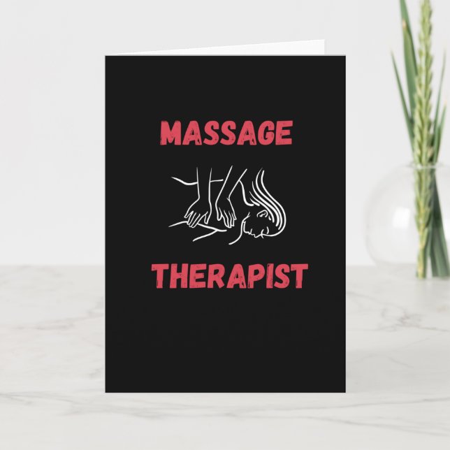 Massagetherapeutin Karte (Vorderseite)