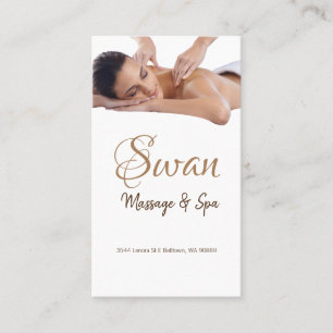 Massagetherapeutin, Klinik, Wellness-Visitenkarte Visitenkarte