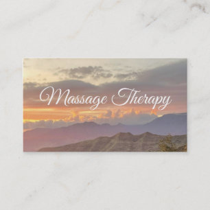 Massagetherapeutin Serenity Business Card Visitenkarte