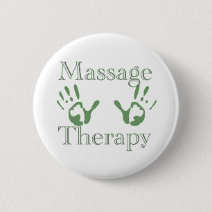 Massagetherapie-Handdrucke Button