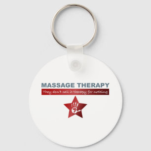 Massagetherapie in Ruby Red Schlüsselanhänger