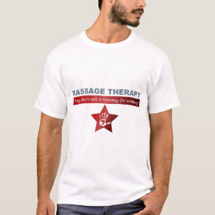 Massagetherapie in Ruby Red T-Shirt