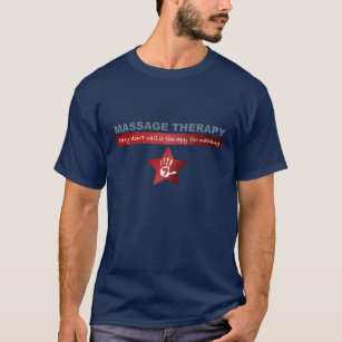 Massagetherapie in Ruby Red T-Shirt