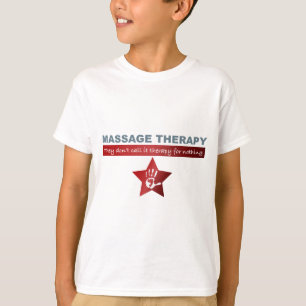 Massagetherapie in Ruby Red T-Shirt
