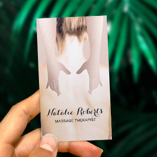 Massagetherapie Körperpflege Wellness-Center Chiro Visitenkarte