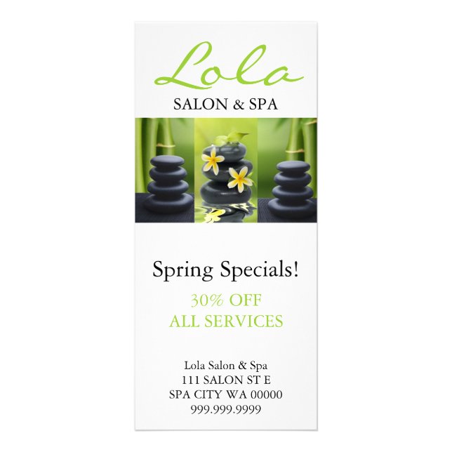 Massagetherapie Makeup Salon Wellness-Center Artis Werbekarte (Vorne)