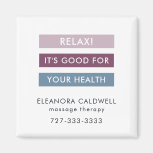 Massagetherapie Moderne Streifen Markierung Linie Magnet