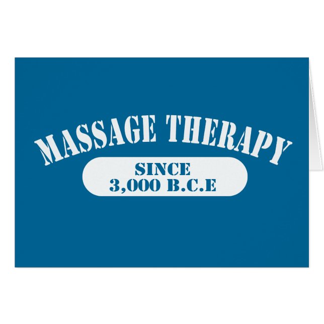Massagetherapie seit 3.000 v.Chr. (Vorderseite (Horizontal))