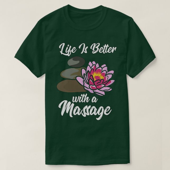 Massagetherapie verbessert Lebensqualität 2 T-Shirt (Design vorne)