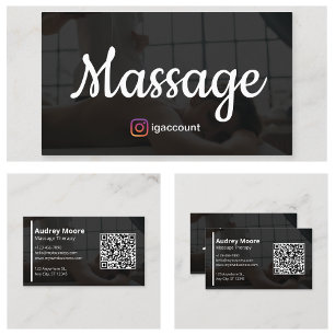 Massagetherapie Visitenkarte