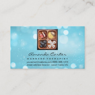 Massagetherapie Wellness-Center Salon Visitenkarte