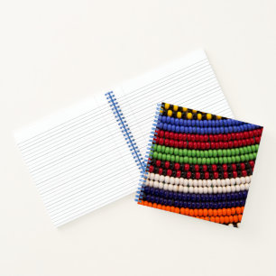 Massai Tribal Bead Pattern Notizbuch
