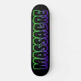 Massaker: Logo-Skateboard-Deck Skateboard