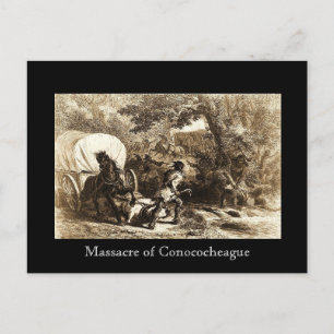 Massaker von Conococheague Postkarte