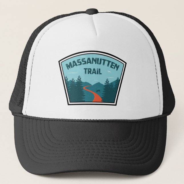 Massanutten Trail Virginia Truckerkappe (Vorderseite)