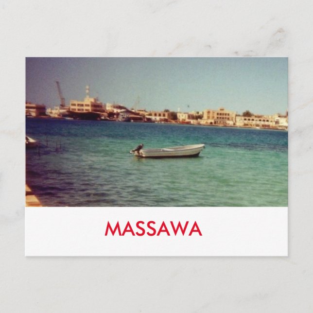 MASSAWA POSTKARTE (Vorderseite)