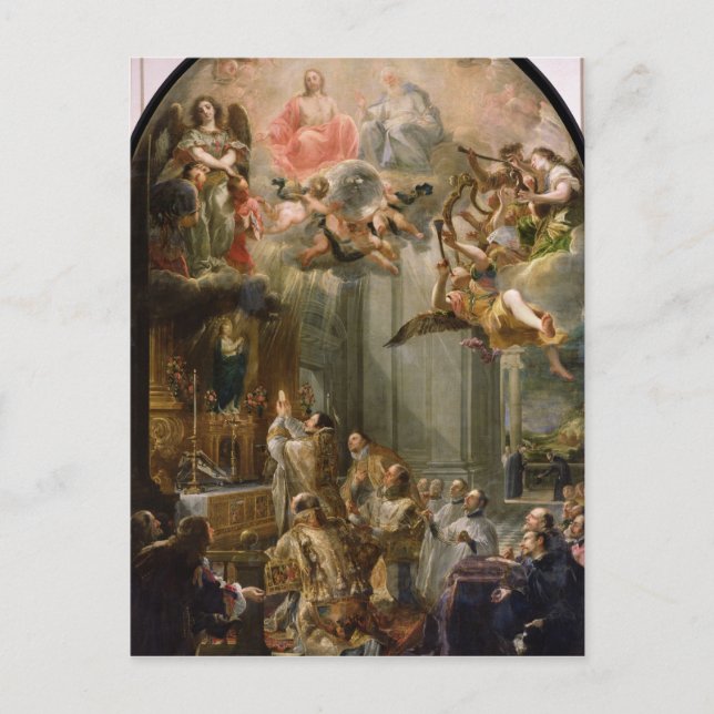 Masse für den Orden der Trinitarier, 1666 Postkarte (Vorderseite)