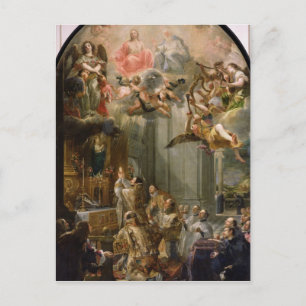 Masse für den Orden der Trinitarier, 1666 Postkarte