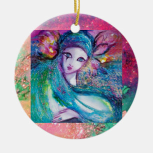 MASSE IN BLAU, Monogramm Keramikornament