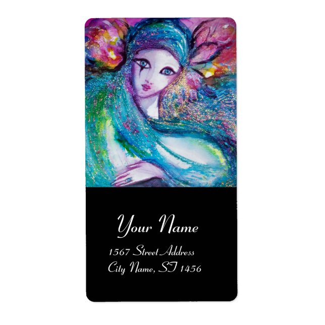 MASSE IN BLAU, rosa schwarz (Vorne)