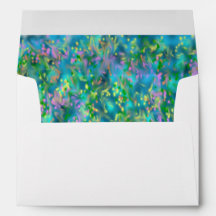 Masselle blaue Monogramm-Set-Umschläge