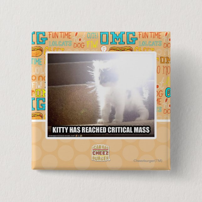Massen-Miezekatze Button (Vorderseite)