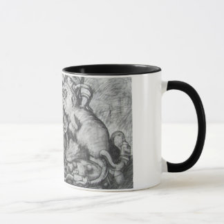 Massenära Schwarz-Vogel-Kaffee-Tasse Tasse