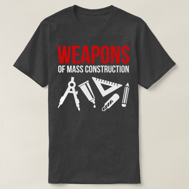 Massenbauwaffen 1 T-Shirt (Design vorne)