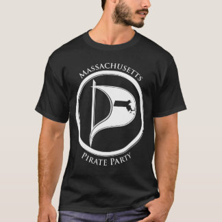 Massenpirat Flage w/Text Dunkelheit T-Shirt