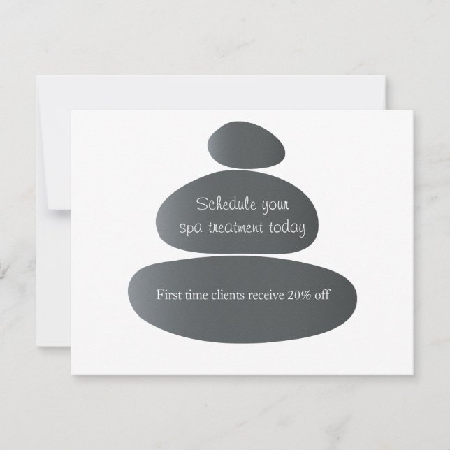 Massensteine Einladung (Vorderseite)