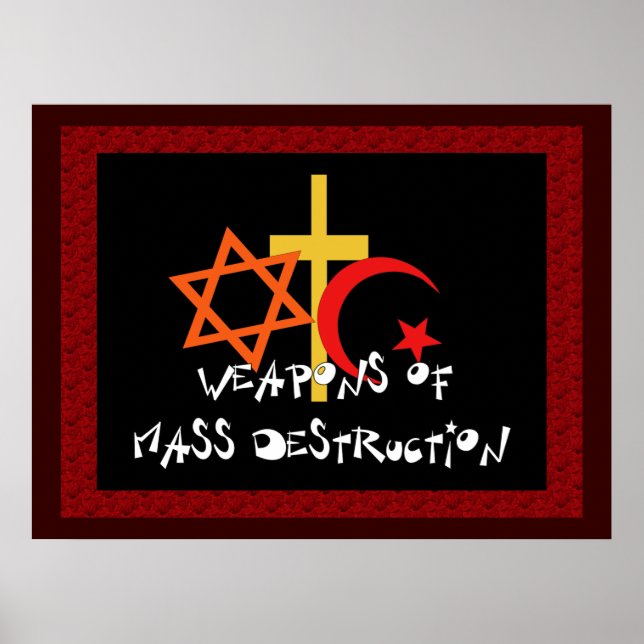 Massenvernichtungswaffen Poster (Vorne)