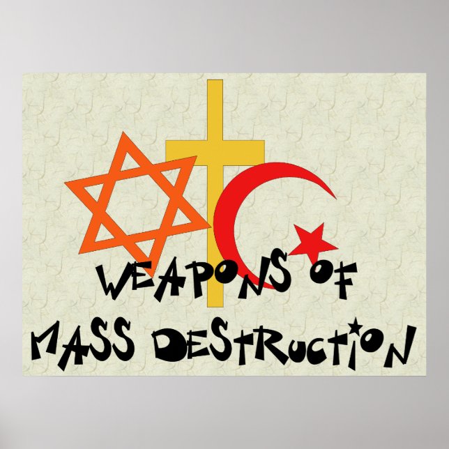 Massenvernichtungswaffen Poster (Vorne)