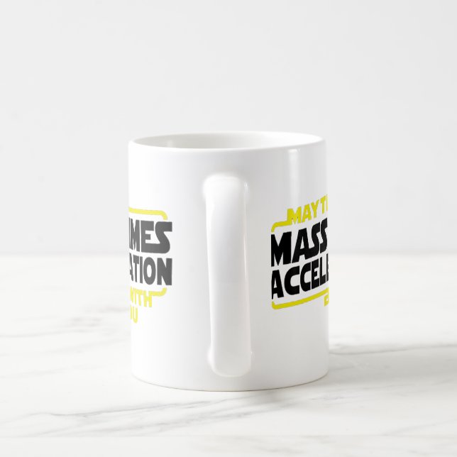 Massenzeit-Beschleunigung Tasse (Henkel)