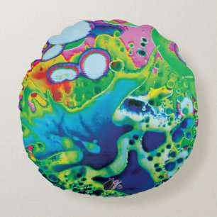 Masseuse Juice Rundes Kissen