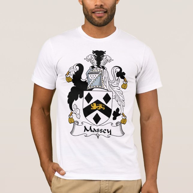 Massey Familienwappen T-Shirt (Vorderseite)