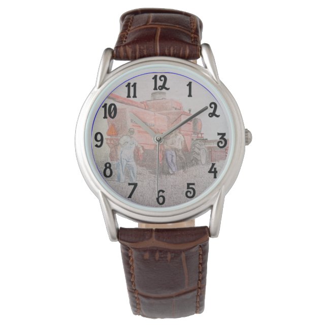 Massey Ferguson 300 Combine Watch Armbanduhr (Vorderseite)