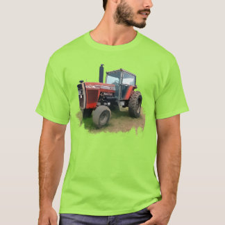 Massey Ferguson Roter Traktor auf dem Feld T-Shirt