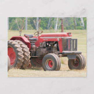 Massey Ferugson Super 90 an einem sonnigen Tag Postkarte
