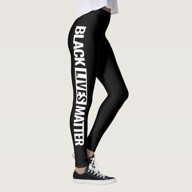 Maßgeblich für Schwarze Leben Leggings (Rechts)