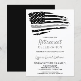 Maßgebliche Einstellung der Beamten - dünne graue  Einladung