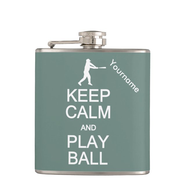 Maßgebliche Flasche "Calm & Play Ball" behalten Flachmann (Vorderseite)