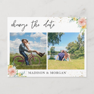 Maßgebliche Foto ändern das Datum Ankündigungspostkarte