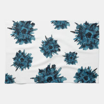 Maßgeschneidert!.. blaues Spinnenmumpenmuster—